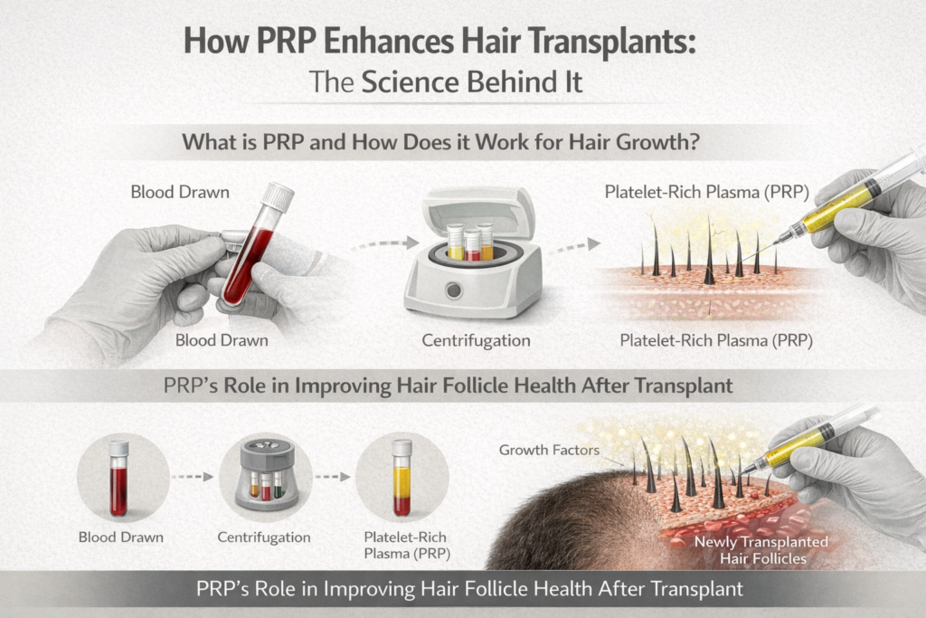 How PRP Enhances Hair Transplants